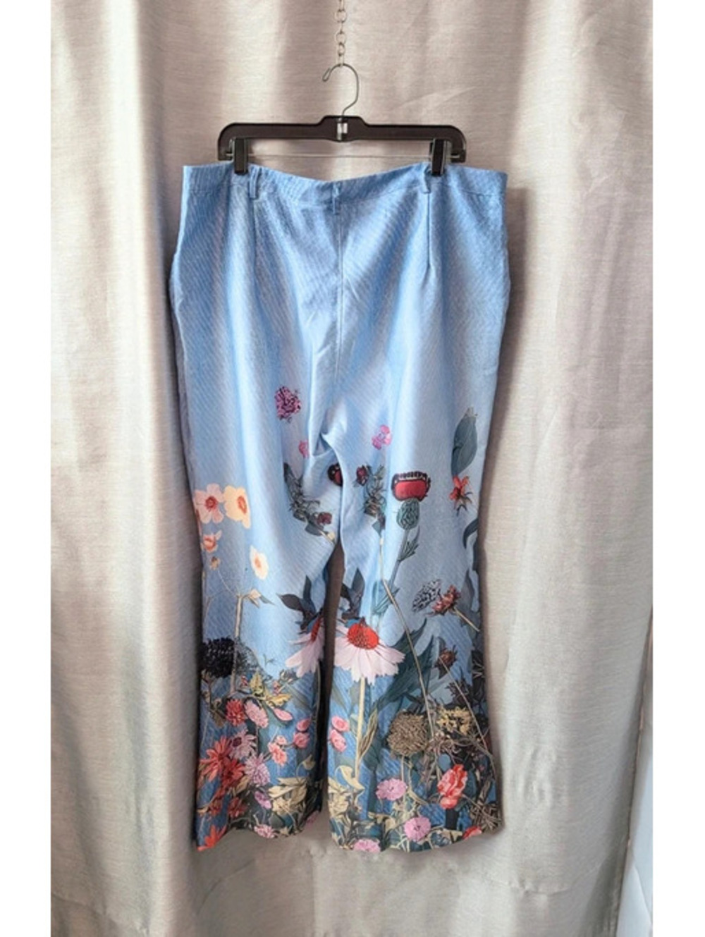 Flower Print Hippie Flared pants 3X XXXL